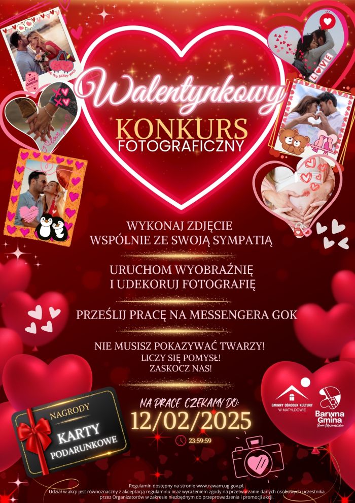 Walentynkowy konkurs fotograficzny_plakat