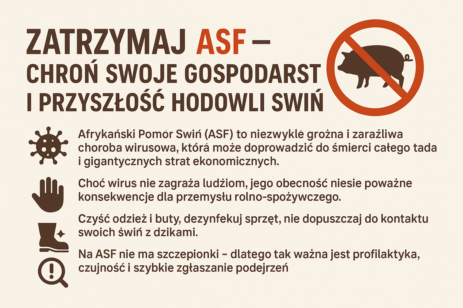Zatrzymaj ASF – chroń swoje gospodarstwo i przyszłość hodowli świń