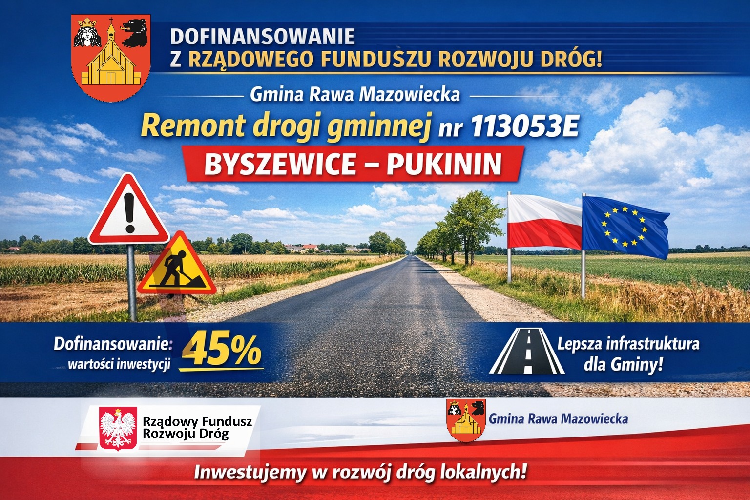 Remont drogi gminnej Byszewice